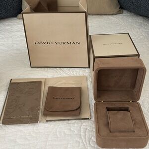 Authentic David Yurman Jewelry Box Set
